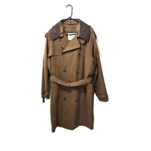 London Fog IconicHeritage Trench Coat 40R British Khaki Detachable Liner&Collar